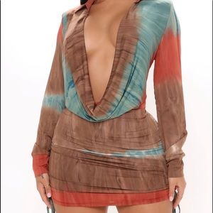 Cowl You Later Mini Dress